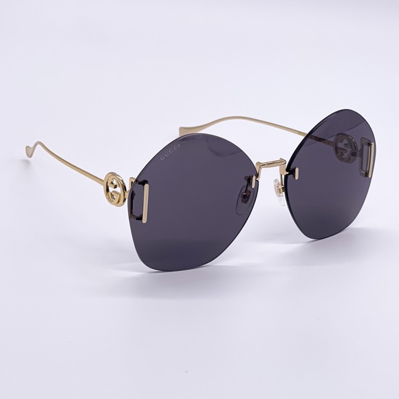 NEW GUCCI GG1203S 002 ROUND WOMEN SUNGLASSES GUCCI GG1203S - Picture 9 of 14